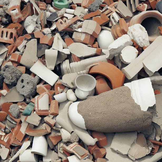 zmieszane odpady z betonu; gruzu ceglanego; odpadowych materiałów ceramicznych